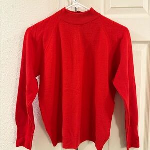 Dalkeith Merino Wool Women's Red Sweater
